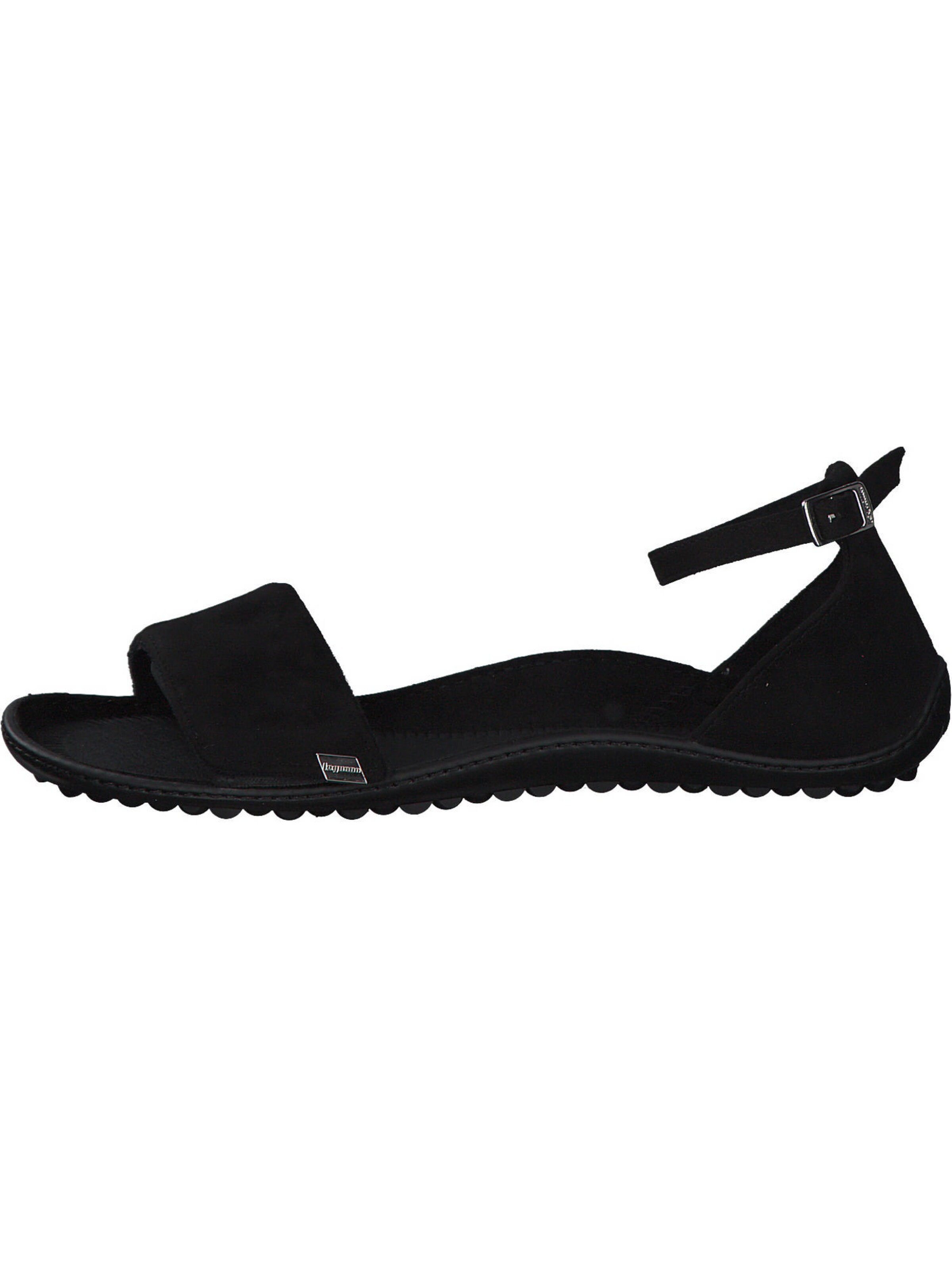 Leguano Strap Sandals in Black