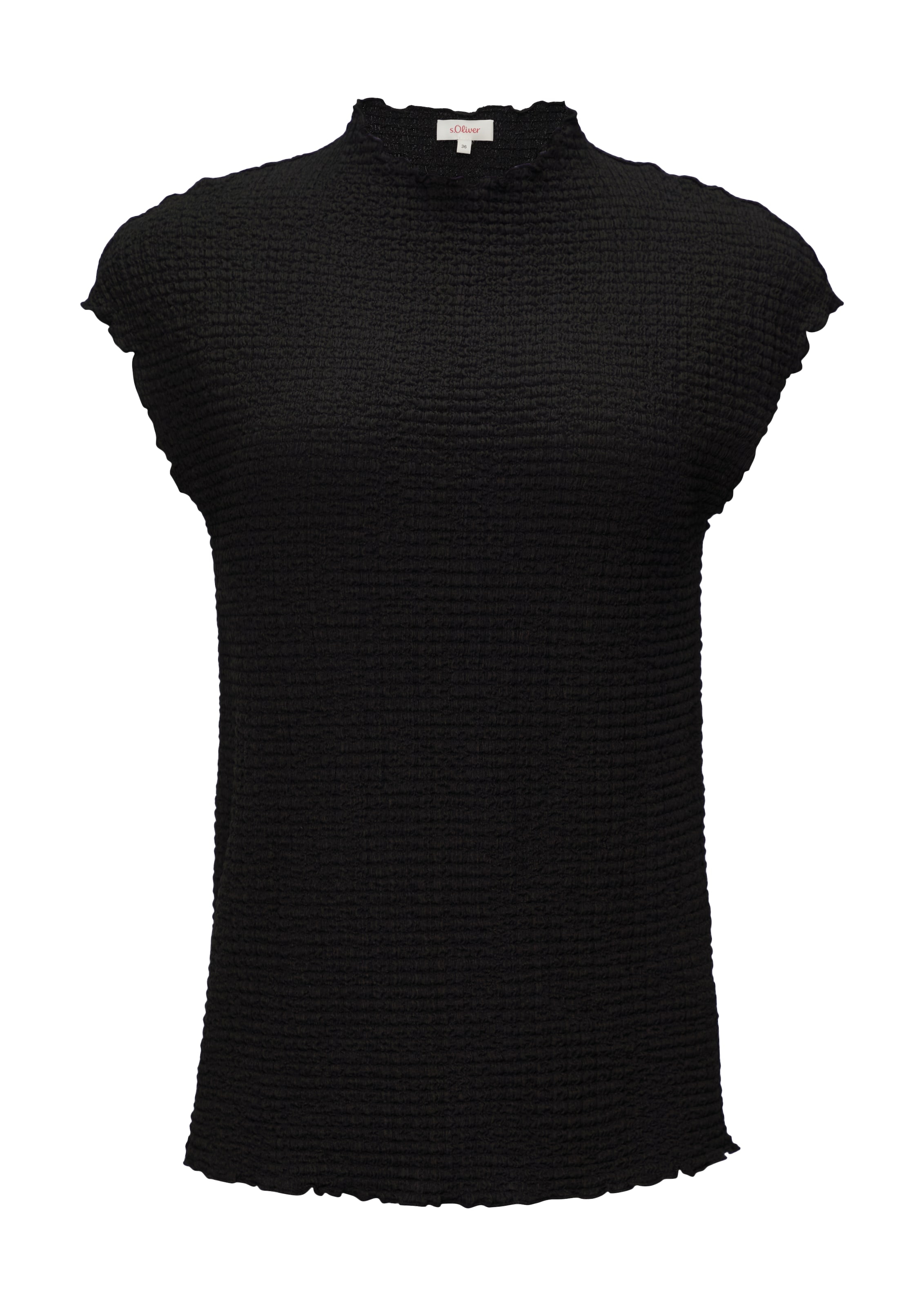 s.Oliver Shirt in Zwart: voorkant