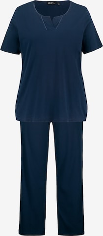 Ulla Popken Pyjama in Blau: predná strana