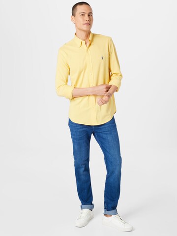 Polo Ralph Lauren Slim fit Button Up Shirt in Yellow