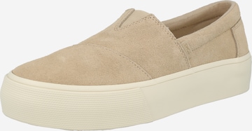 TOMS - Sapatilhas slip-on 'ALP FENIX' em castanho: frente