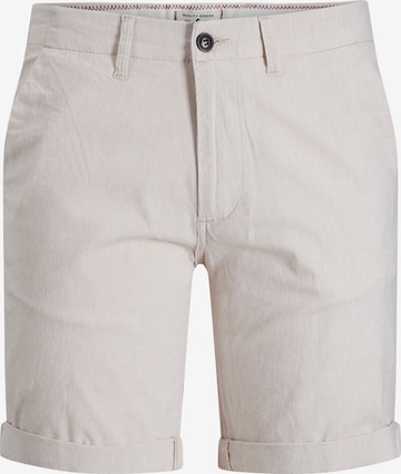 JACK & JONES - Calças chino 'DAVE' em bege: frente