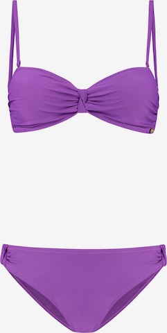 Shiwi Bandeau Bikini 'ZOE' w kolorze fioletowy: przód