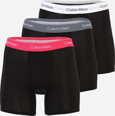 Boxer trumpikės iš Calvin Klein Underwear, spalva – pilka / rožinė / juoda / balta, Prekių apžvalga