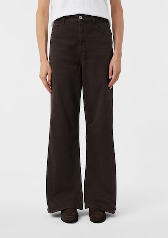 Wide Leg Jean COMMA en marron