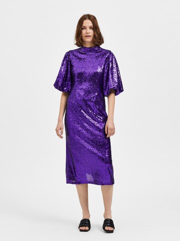 SELECTED FEMME Cocktail Dress 'Sola' in Purple