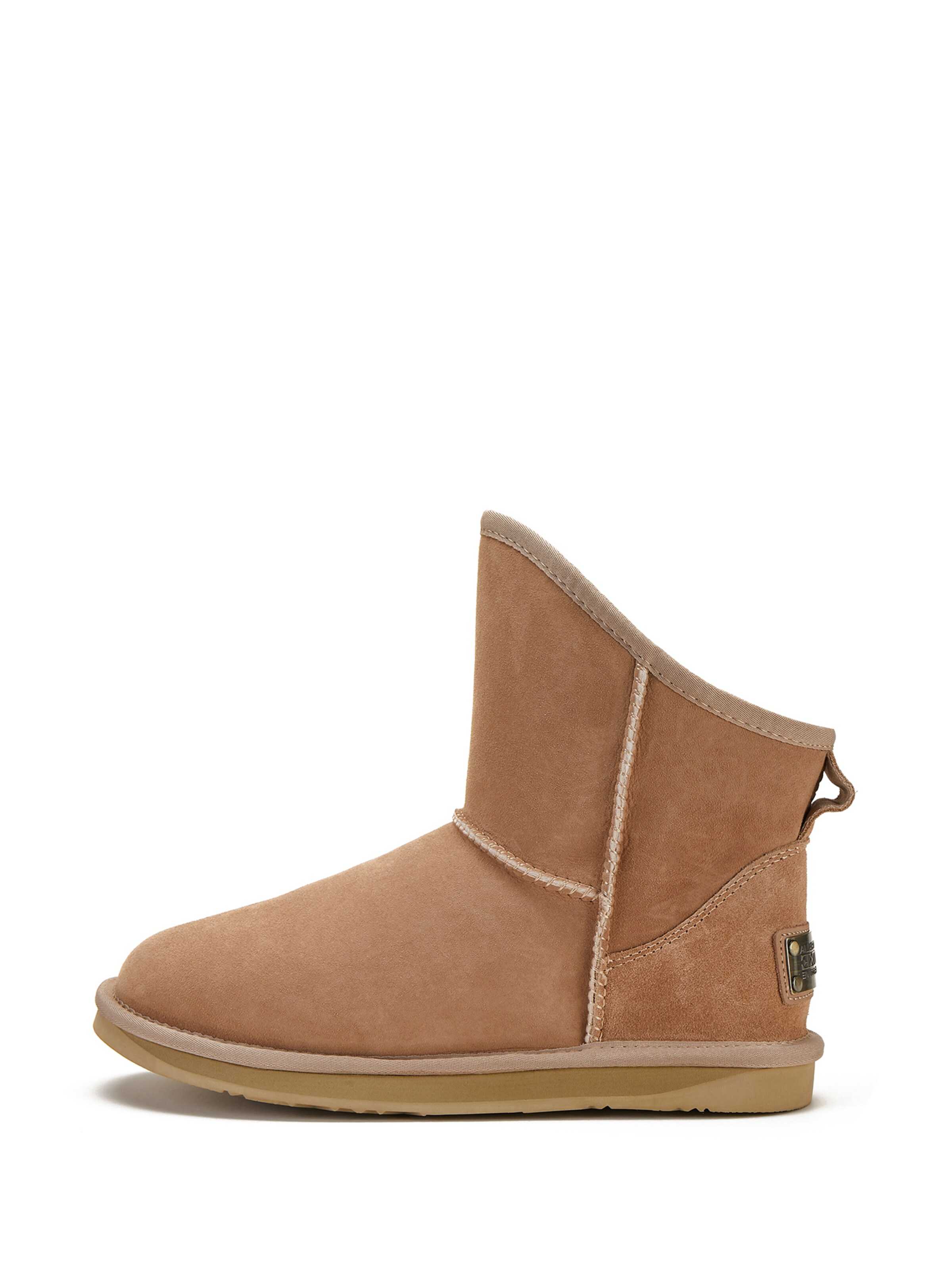 Australia Luxe Collective Bootie ' COSY XTRA SHORT ' in Beige: front