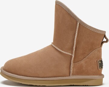 Australia Luxe Collective Bootie ' COSY XTRA SHORT ' in Beige: front
