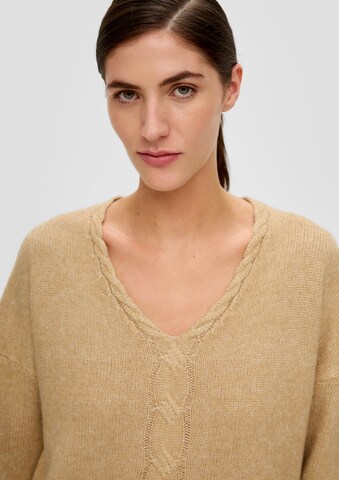 s.Oliver BLACK LABEL Sweater in Brown