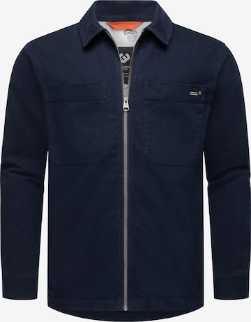 Ragwear Between-season jacket 'Liwty' in Blue: front