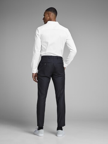 JACK & JONES Super Slim Fit Button Up Shirt 'Extra Slim Fit' in White