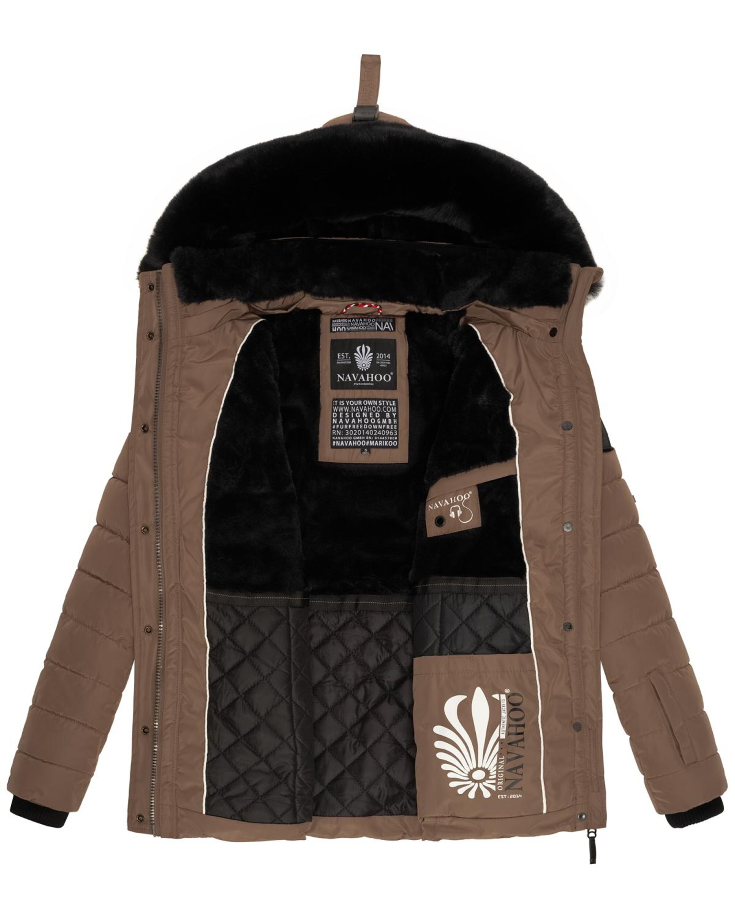 NAVAHOO Зимно яке в кафяво