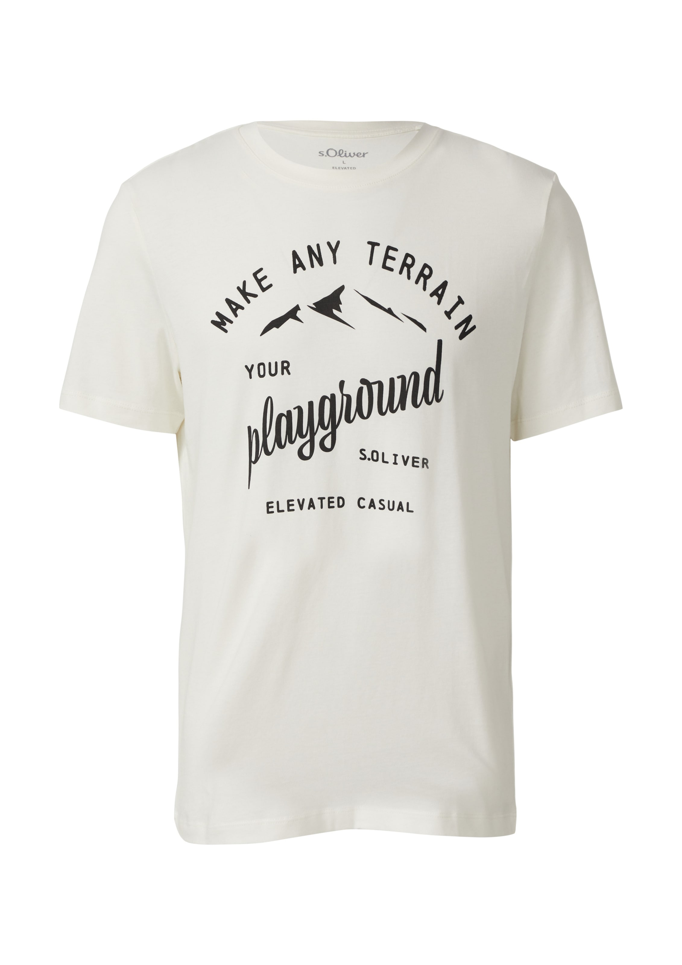s.Oliver Футболка в Белый: спереди