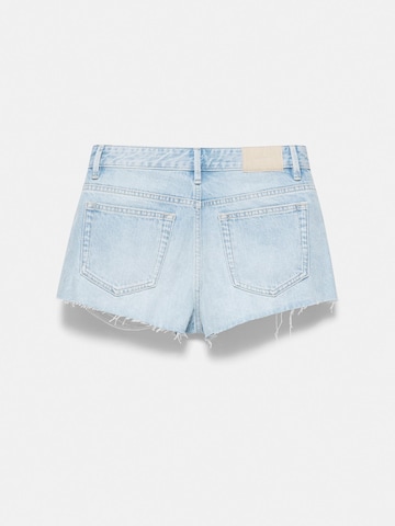 Pull&Bear Normální Džíny – modrá