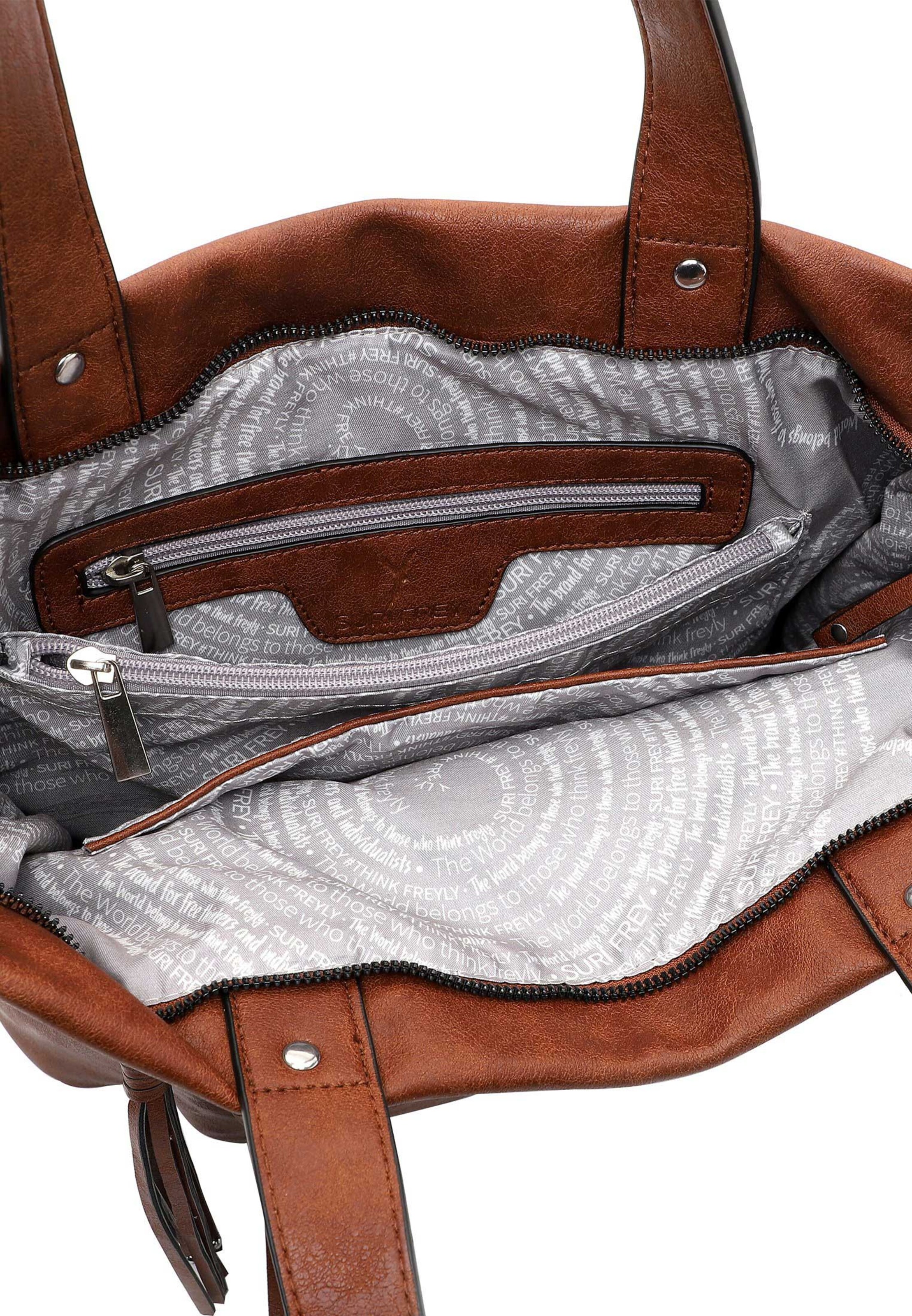 Frauen Taschen & Rucksäcke Suri Frey Shopper ' Lotty ' in Cognac - ZG95747 Frauen Taschen & Rucksäcke Suri Frey Shopper ' Lotty ' in Cognac - ZG95747