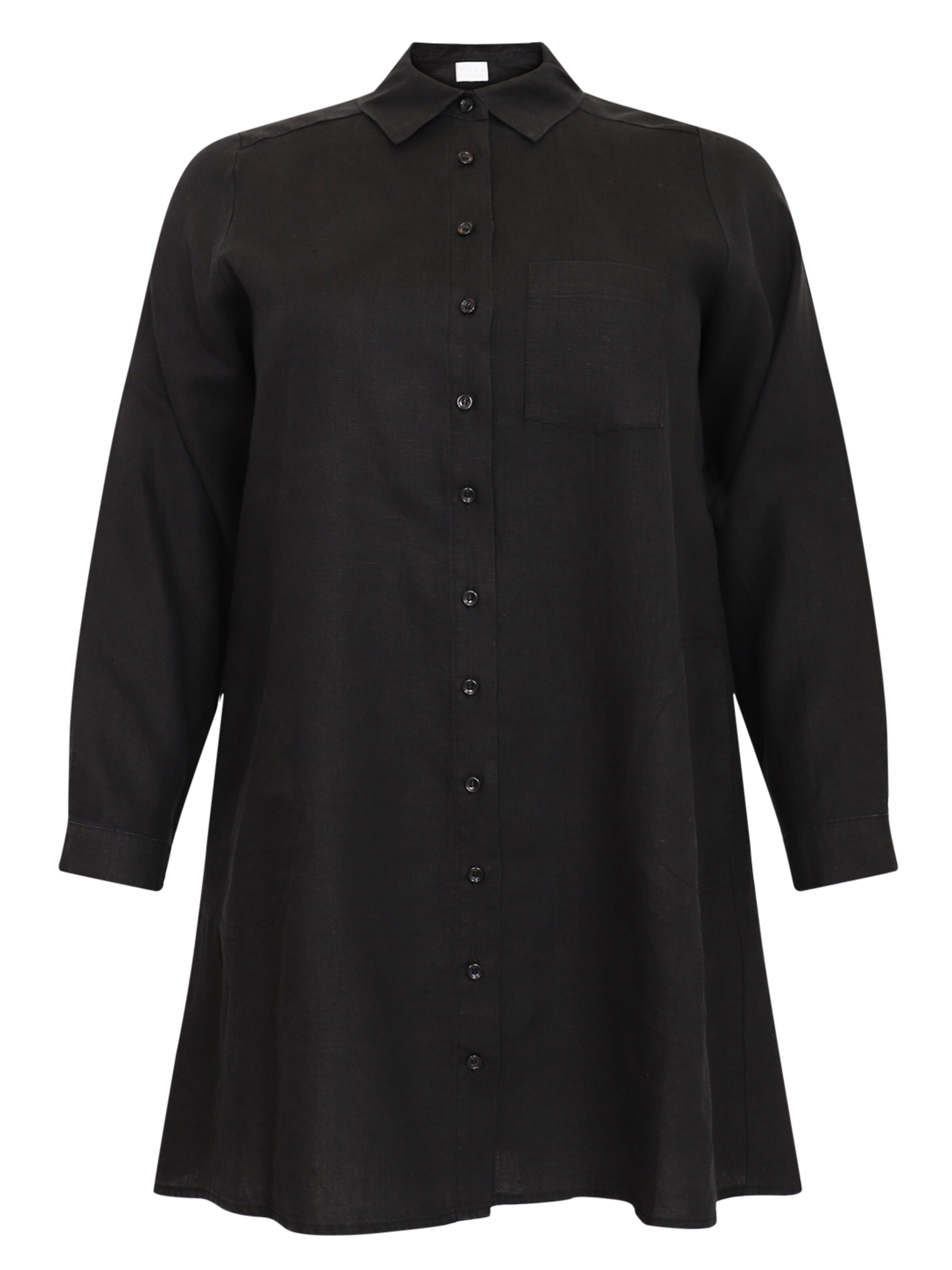 YOEK Blouse 'Linen' in Black, Item view