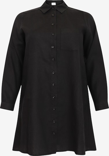 Yoek Bluse 'Linen' in schwarz, Produktansicht