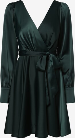 Robe de cocktail Marie Lund en vert : devant