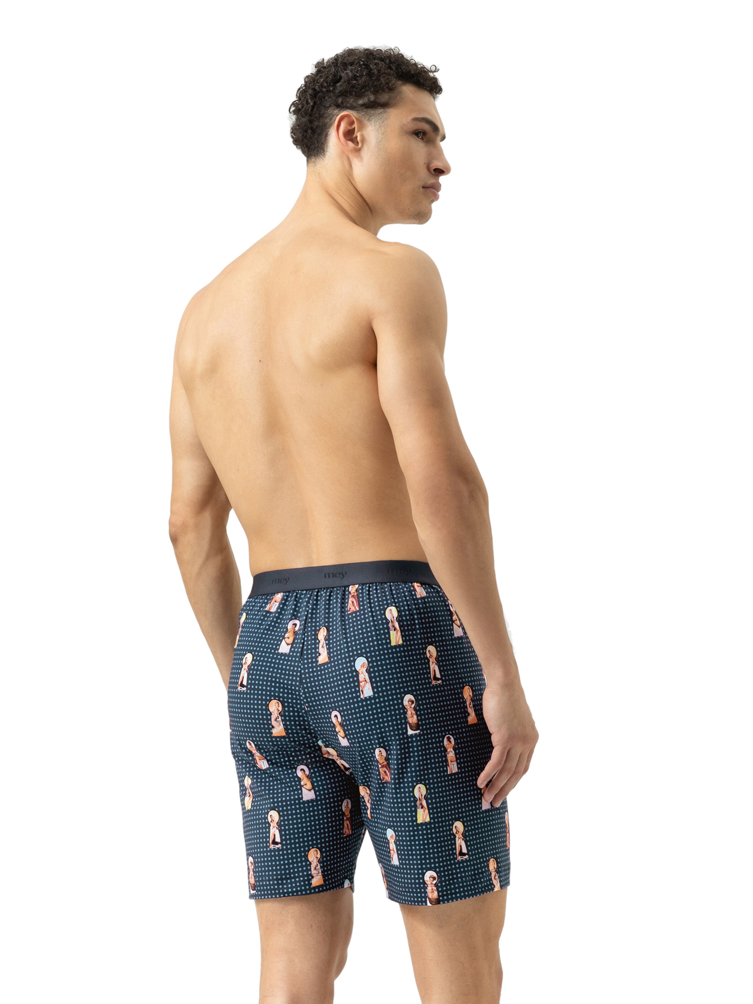 Mey Pajama pants 'Keyhole And Pin Up' in Blue