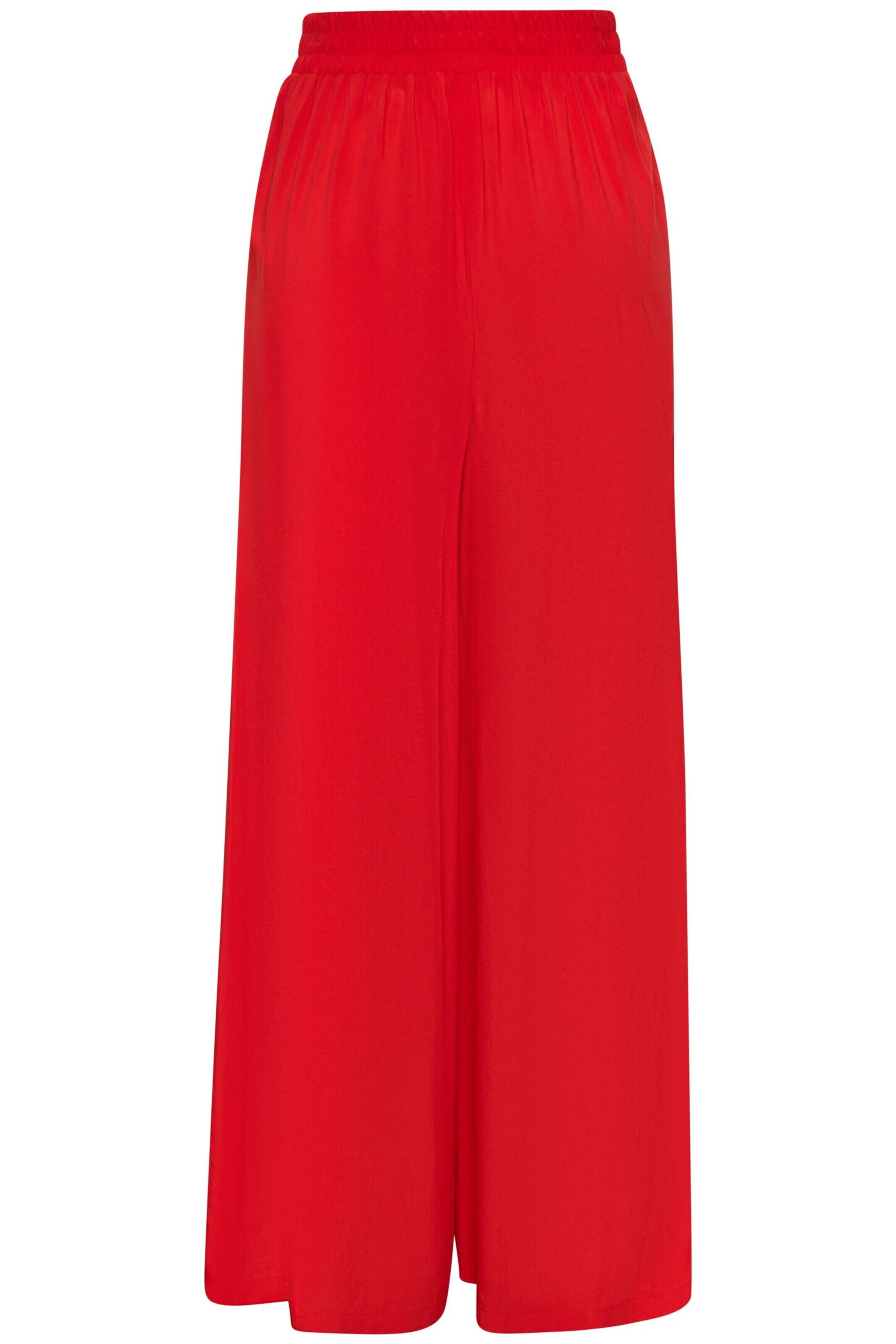 BUFFALO Laiad sääred Voltidega püksid, värv punane