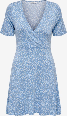 ONLY Letní šaty 'Verona' – modrá: přední strana
