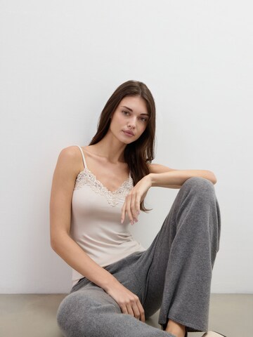 INTIMISSIMI Undershirt 'PRETTY FLOWERS' in Beige