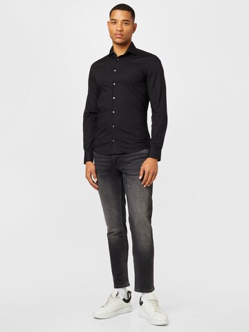 Calvin Klein Slim fit Koszula biznesowa w kolorze czarny