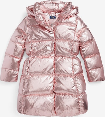 Polo Ralph Lauren Пальто 'CELIA' в Ярко-розовый: спереди