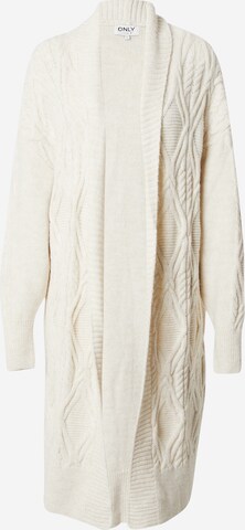 ONLY Knit Cardigan 'Koney' in White: front