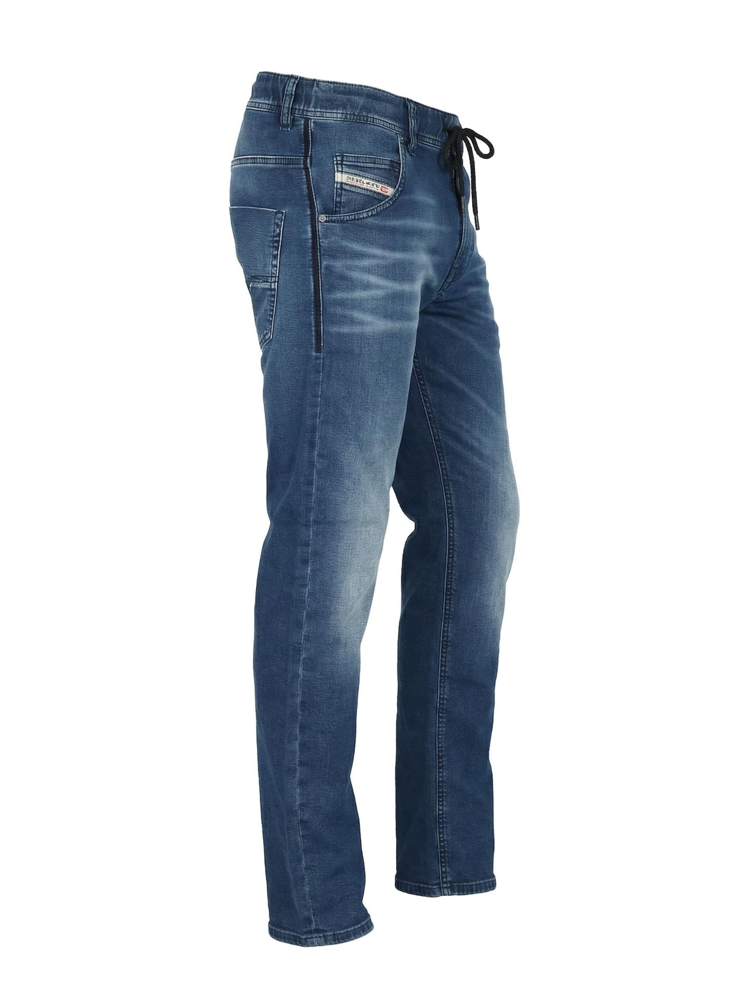 Effilé Jean '2030 D-KROOLEY JOGGJEANS Superstretch & Supersoft' DIESEL en bleu