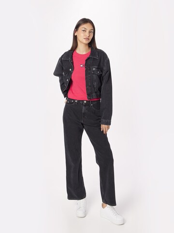 rožinė Tommy Jeans Marškinėliai 'Classic'