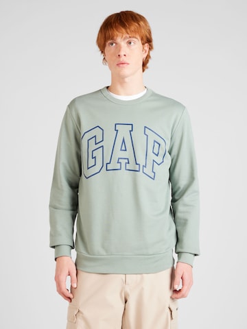 GAP Sweatshirt i grön: framsida