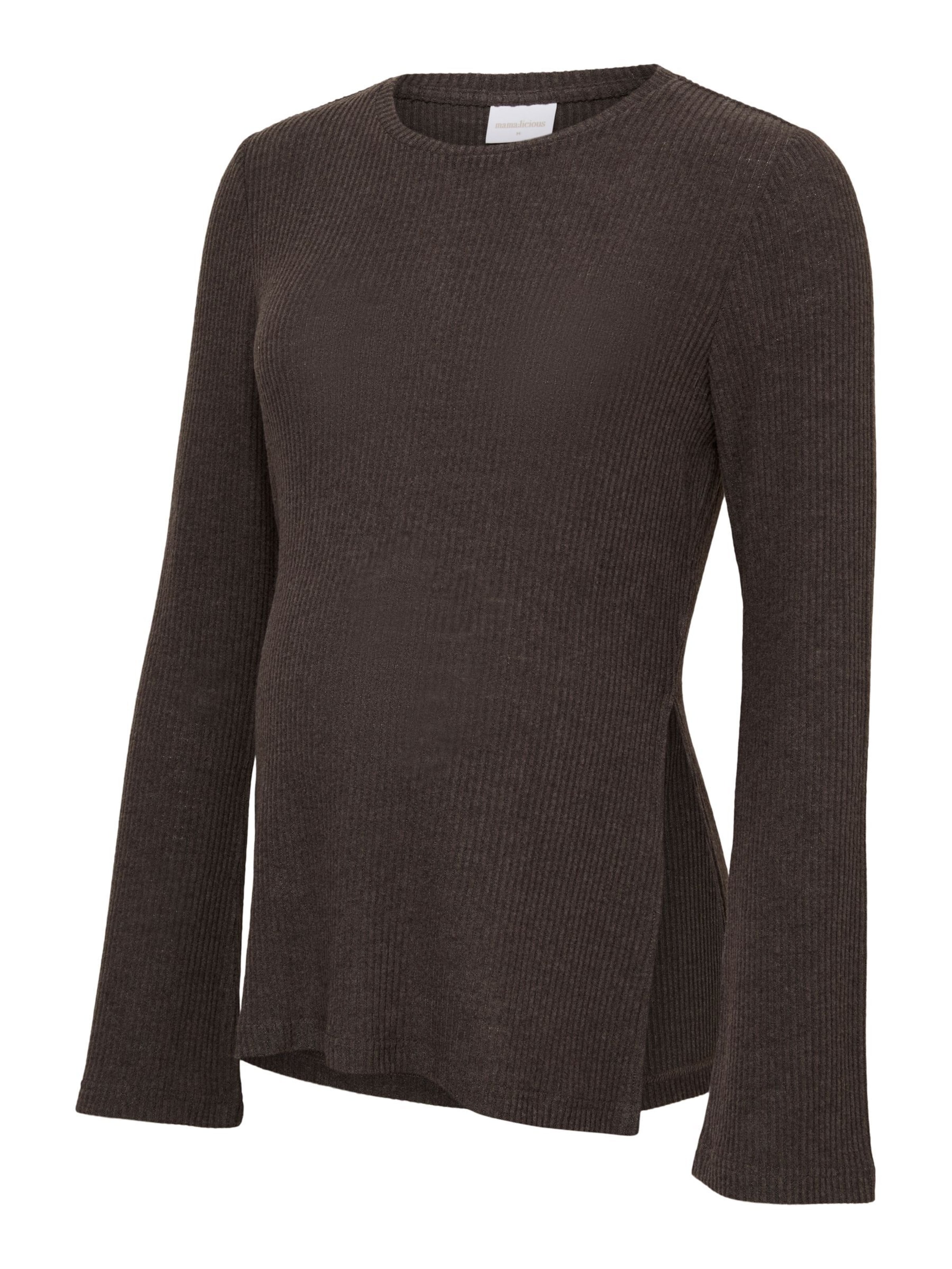 MAMALICIOUS - Camiseta 'ANNETTE' en marrón: frente