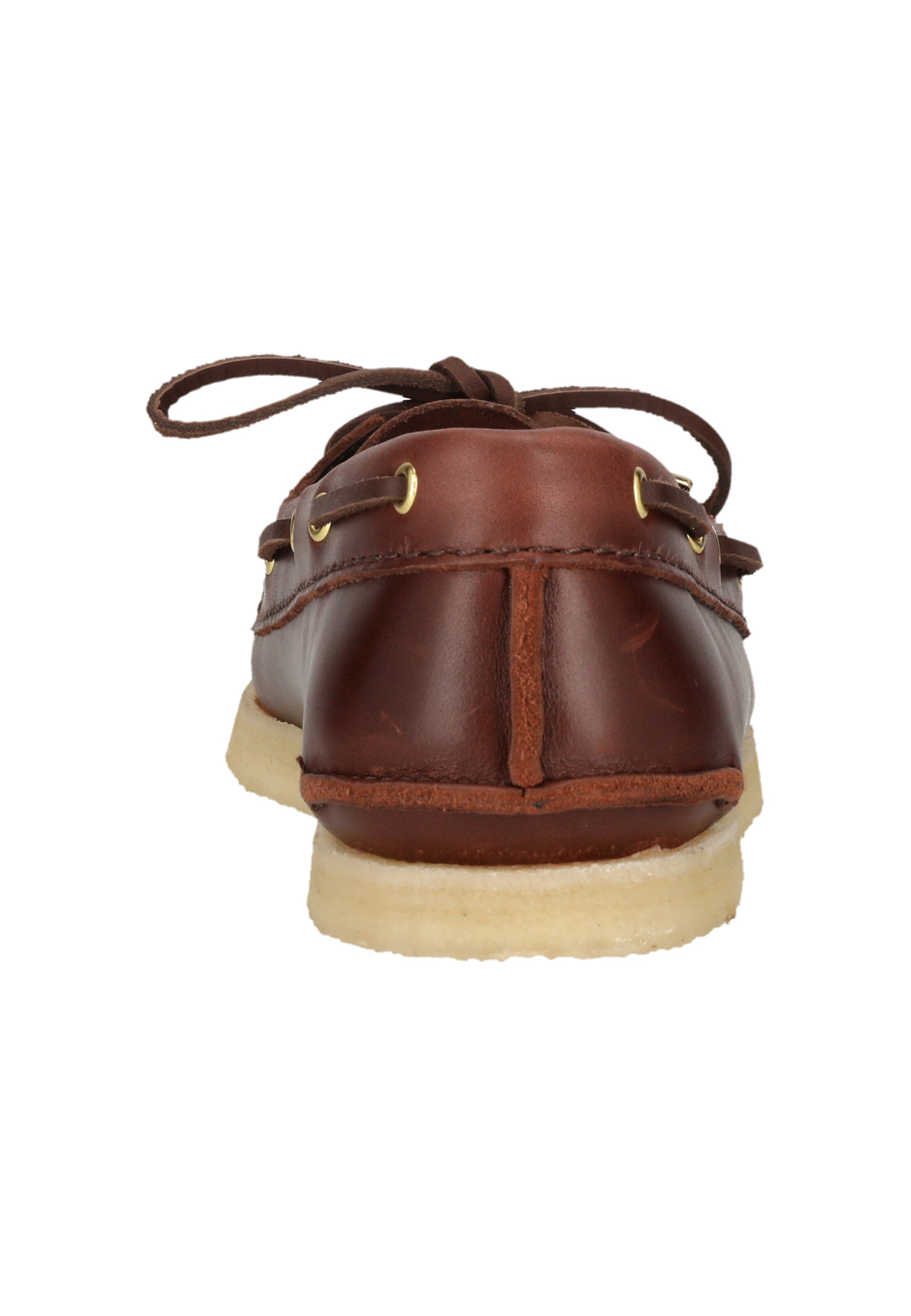 CLARKS Lace-up shoe 'Godney Boat' in Brown