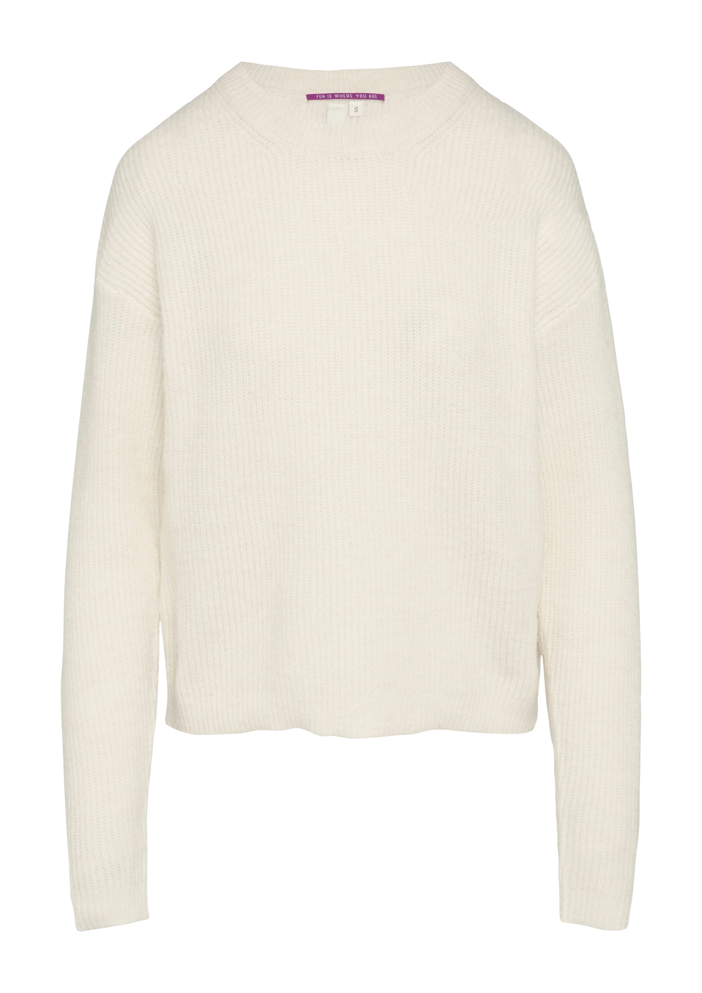 QS Trui in Beige: voorkant