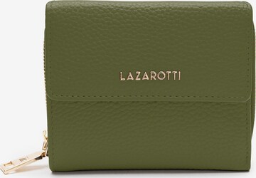 Lazarotti Portemonnaie 'Bologna' in Grün: Vorderseite