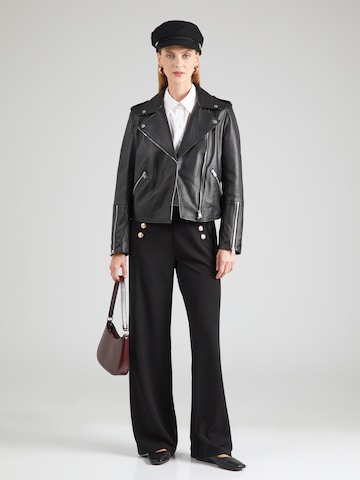 ABOUT YOU Loosefit Broek in Zwart
