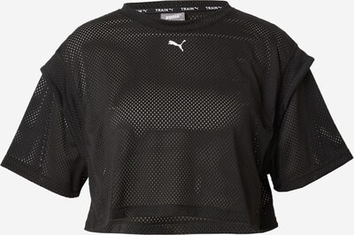 PUMA Sportshirt 'FIT MOVE' in schwarz / weiß, Produktansicht