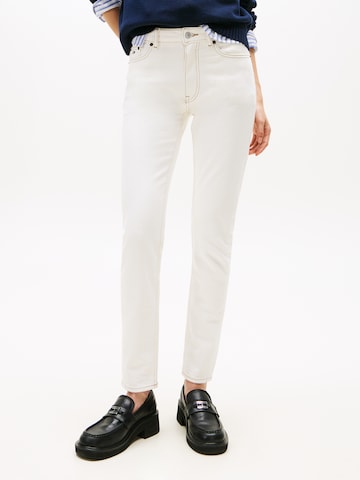 Tommy Jeans - Slimfit Vaquero en blanco: frente