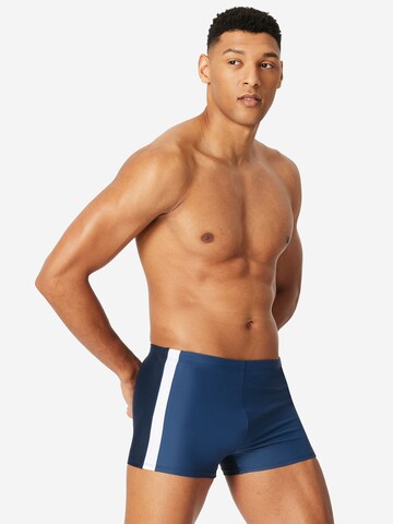 SCHIESSER Boxer-Badehose ' Ocean Swim ' in Blau
