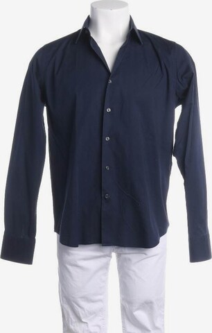 REPLAY Button Up Shirt in S in Blue: front