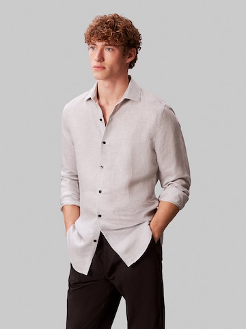 Calvin Klein Regular Fit Hemd in Grau