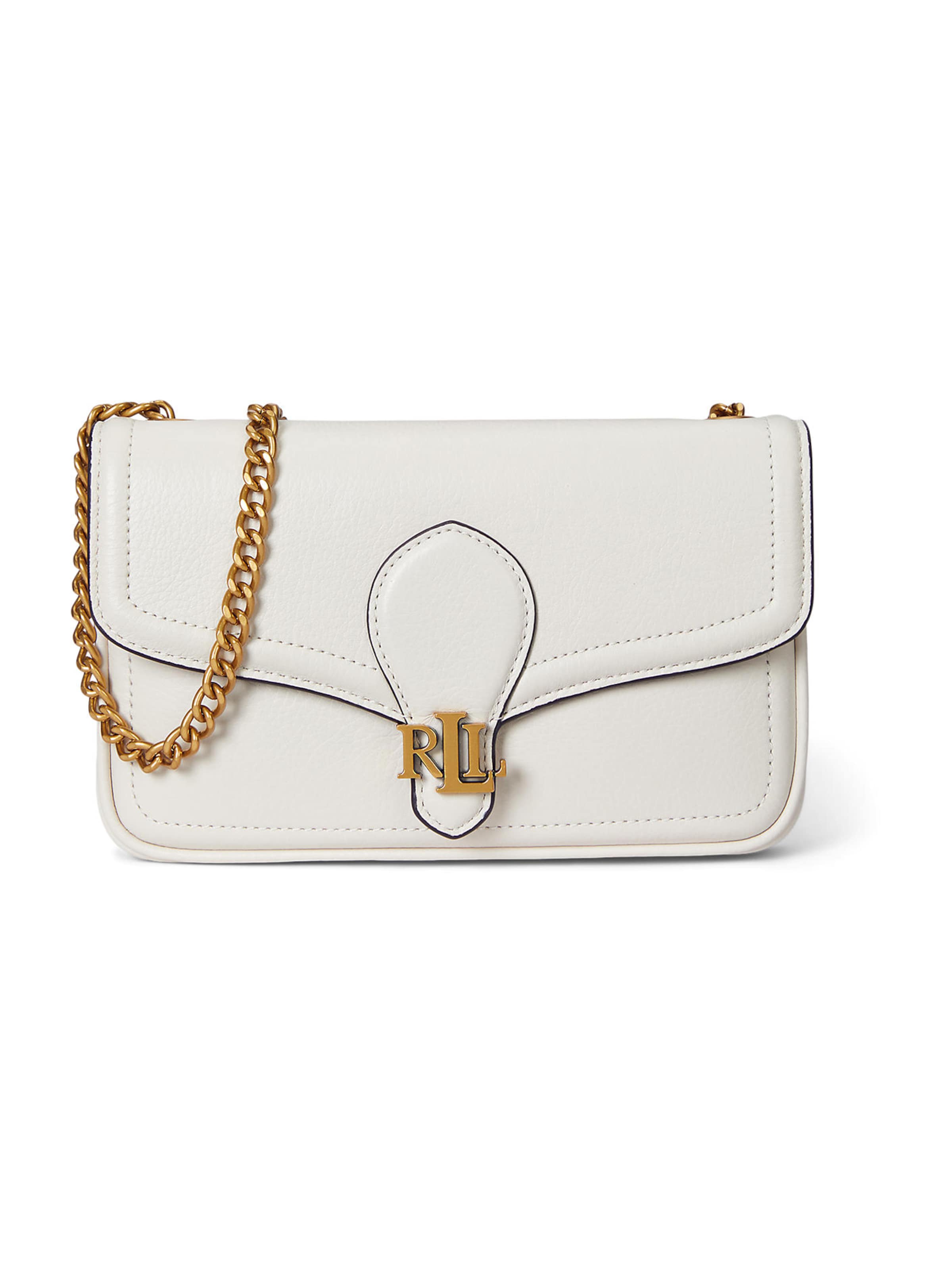 Lauren Ralph Lauren Umhängetasche 'BRADLEY' in Weiß: Vorderseite
