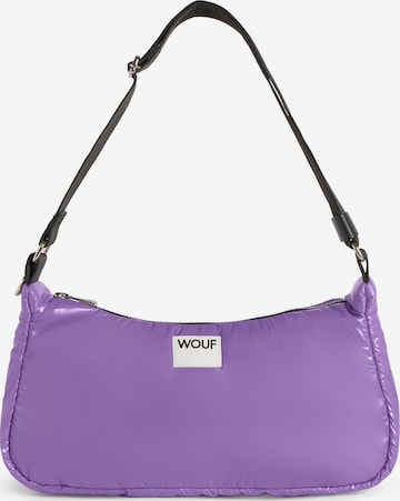 Wouf Schoudertas 'Glossy' in Lila: voorkant
