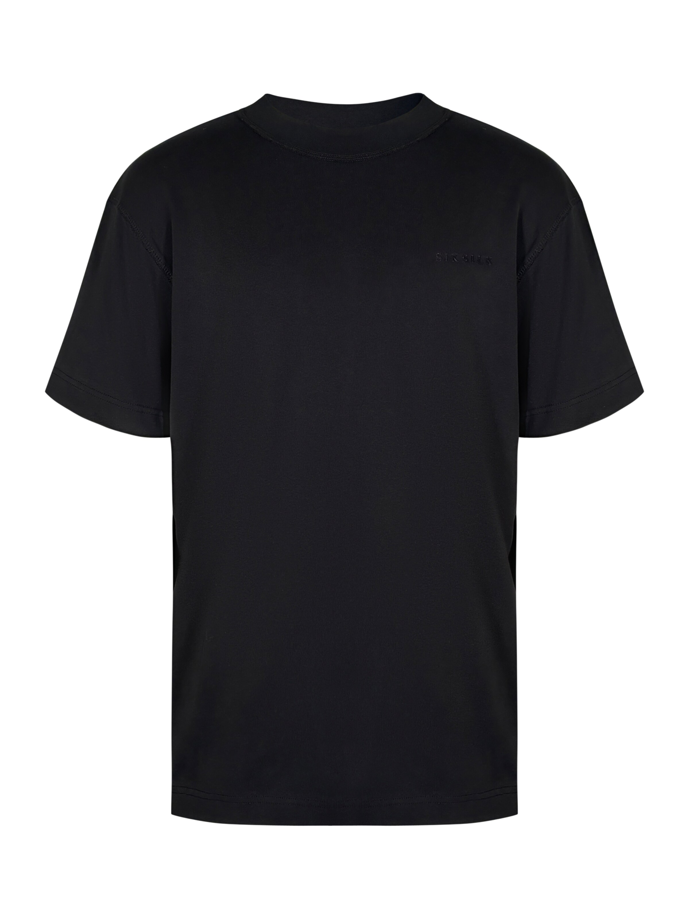 SikSilk Shirt in Black: front