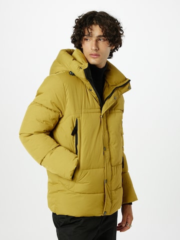 INDICODE JEANS Winter jacket 'Jobo' in Yellow: front