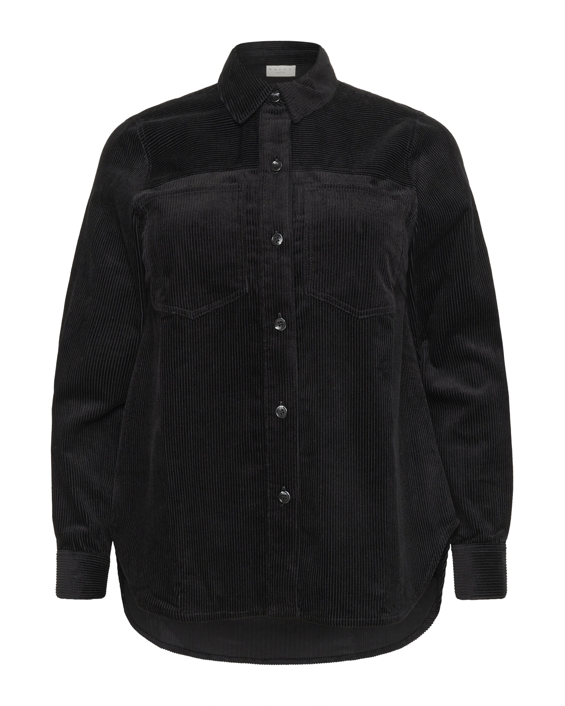 KAFFE CURVE Shirt 'Kirstin' in Black: front