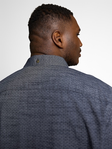 TOM TAILOR Men + Regular fit Overhemd in Blauw