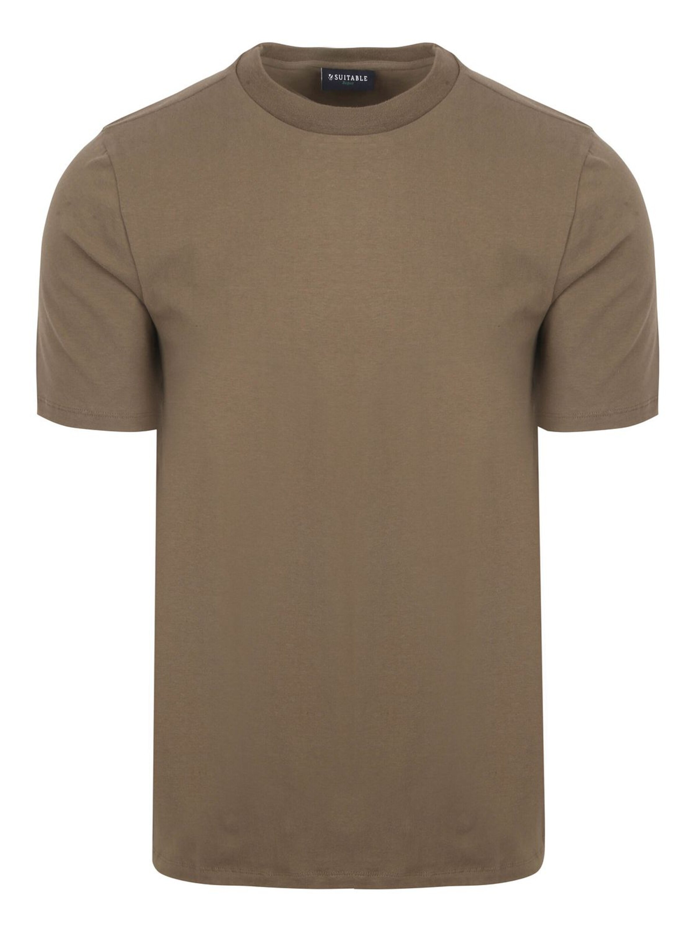 Suitable Shirt 'Hi' in Grijs: voorkant