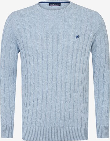 DENIM CULTURE Pullover 'Jeffrey' in Blau: predná strana